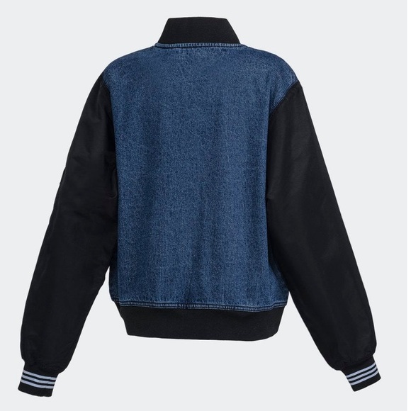 Adidas Women's Collegiate Denim Jacket - Picture 3 of 9